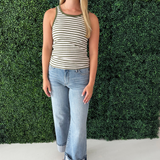 Classic Striped Scoop Tank