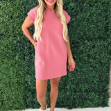 Sleeveless Textured Mini Dress