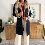 Sherpa Trimmed Notch Collar Jacket 38' HPS