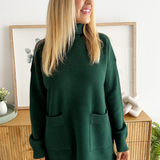 Pocket Roll Neck Sweater