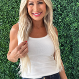 Basic Ribbed Knit Tank Top