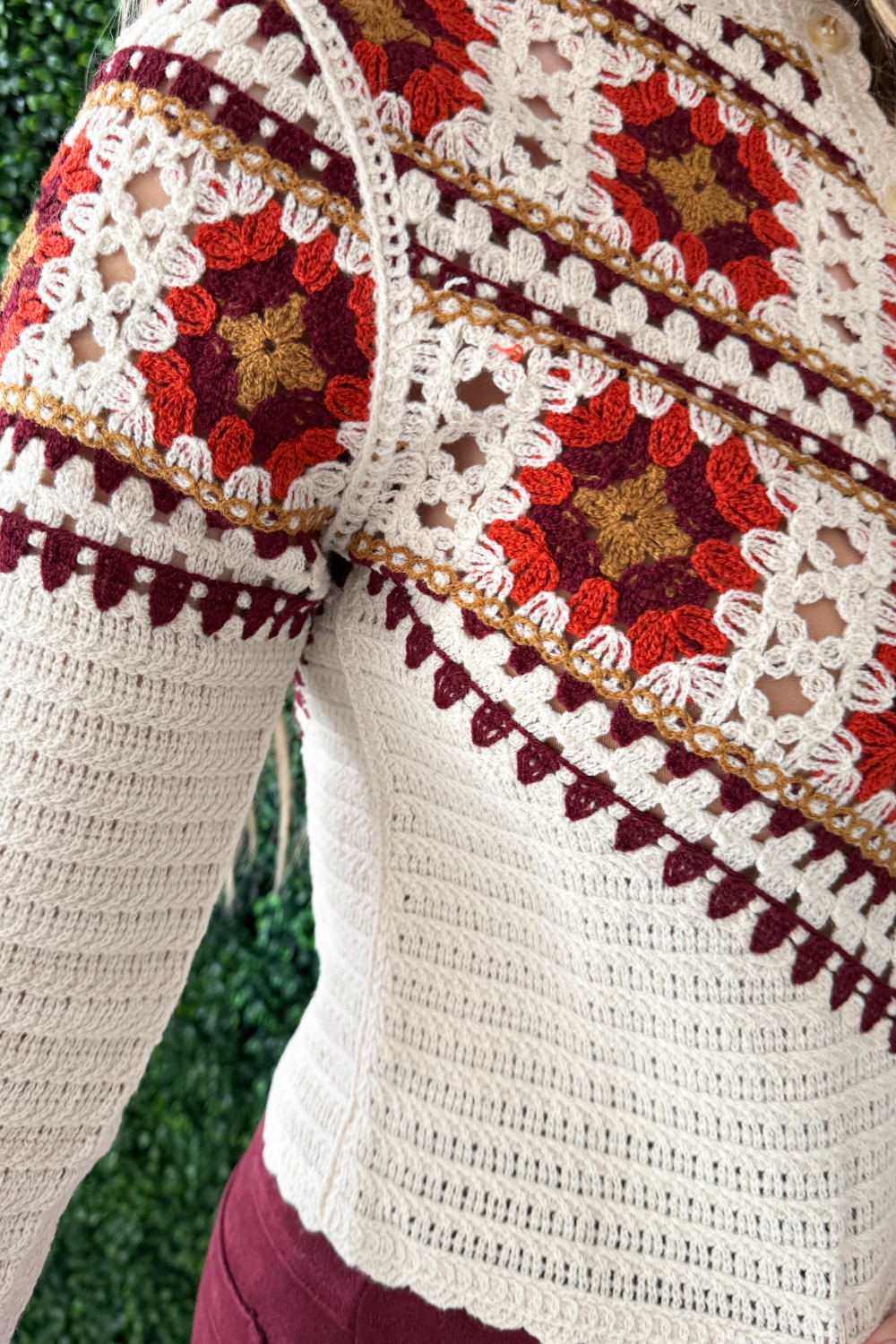 Crochet Squared Cardigan