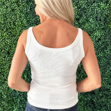 Basic Ribbed Knit Tank Top