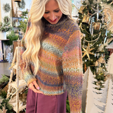 Chunky Knit Multi Color Sweater