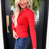 Full Zip Collared Cardigan