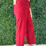 Stride Wide Leg w/ Self Belt
