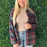 Plaid Shirt Jacket