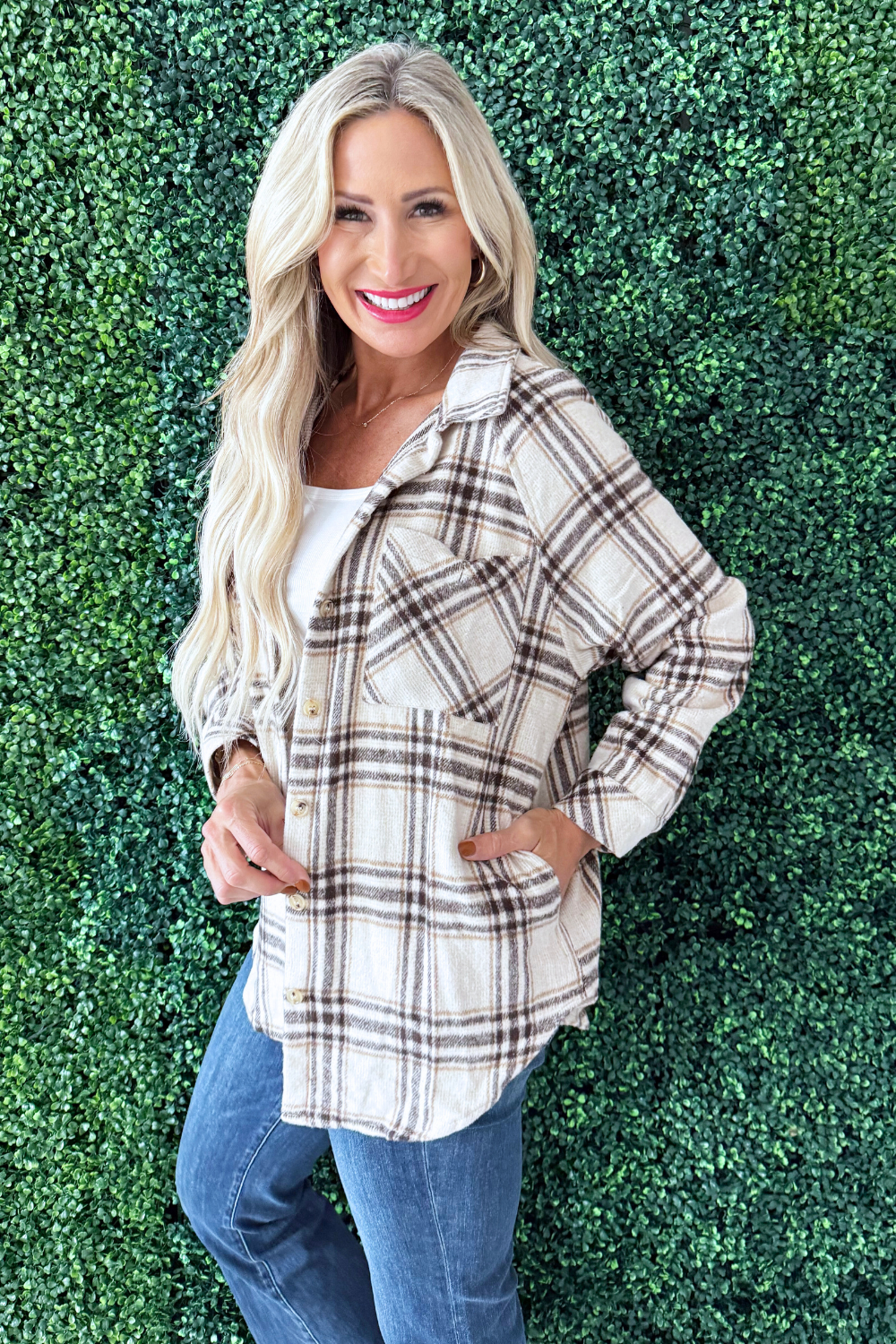 Plaid Shirt Jacket