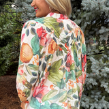 Floral Printed Button Down Top
