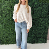 Heart Polka Dot Pullover