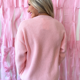 Merry Christmas Tinsel Lettering Sweater