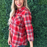 Plaid Shirt Jacket