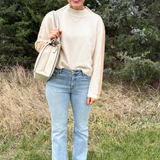 Colorblock Crewneck Sweater