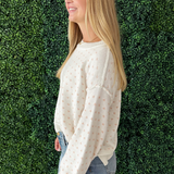 Heart Polka Dot Pullover