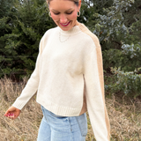 Colorblock Crewneck Sweater
