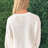 Heart Polka Dot Pullover
