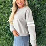 Varsity Striped Knit Pullover