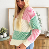 Striped Long Sleeve Sweater
