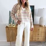 Multi Color Knit Sweater
