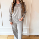 Drawstring Wide Leg Pants