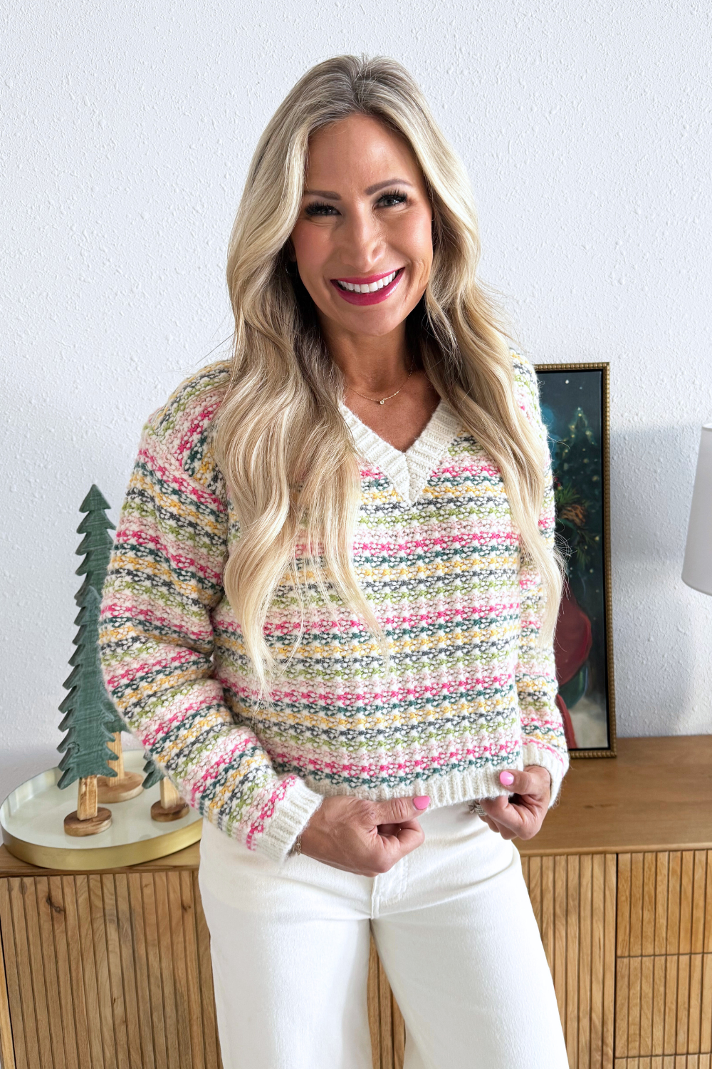 Multi Color Knit Sweater