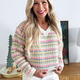 Multi Color Knit Sweater