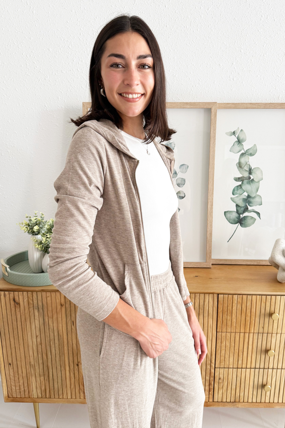 Comfy Zippered Fitted Jacket