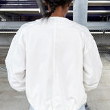 Double Front Pocket Zippered Jacket