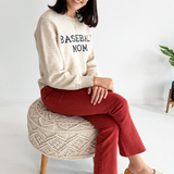 Baseball Mom Graphic Sweater