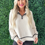Alps Half Zip Sweater