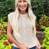 Cap Sleeve Boxy Vest