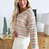 Multi Color Knit Sweater