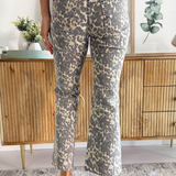 Kelsey High Rise Ankle Flare with Raw Hem