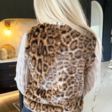 Faux Fur Leopard Vest