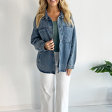 Oversized Denim Trucker Jacket