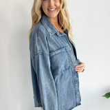 Oversized Denim Trucker Jacket
