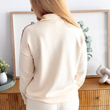 Tracksuit Jacket with Side Stripe Detail