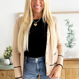 V-Neck Button Cardigan