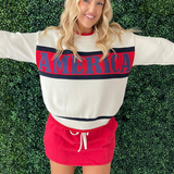 America Graphic Sweater
