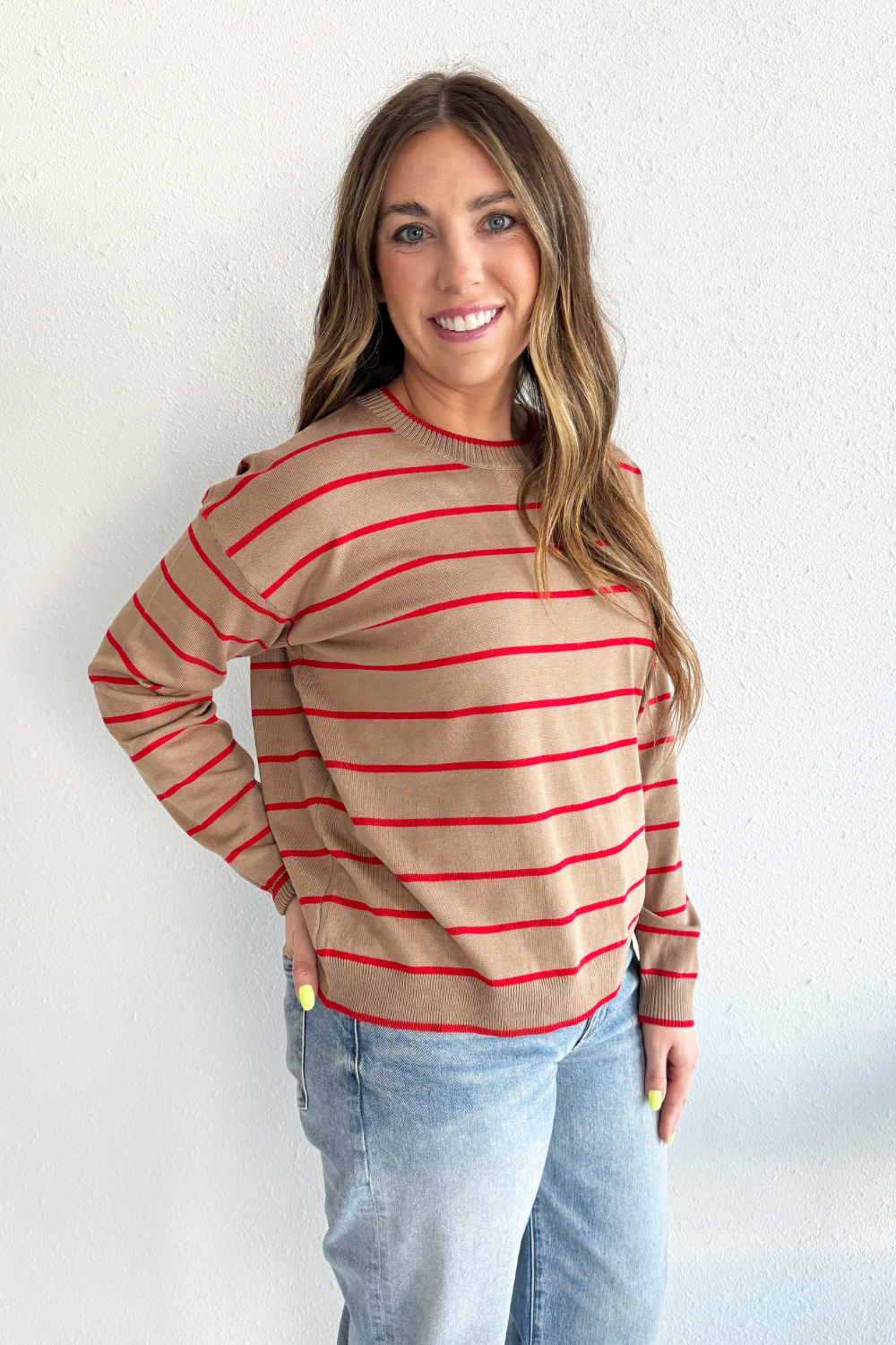 Striped Lightweight Sweater