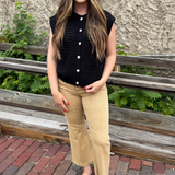 Cap Sleeve Boxy Vest