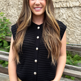 Cap Sleeve Boxy Vest