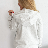 Denim Contrast Twofer Hoodie Jacket