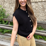 Cap Sleeve Boxy Vest