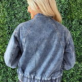 Elastic Cuff Waistband Jacket