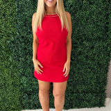 Active Piping Detail Mini Dress