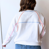 Colored Stitch Sweatshirt