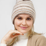 Multi-Color Knit Beanie