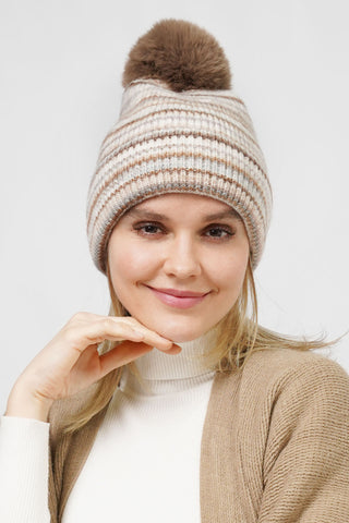 Multi-Color Knit Beanie