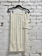Cable Knit Skirt-Set
